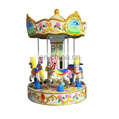 Factory wholesale mini merry go round carousel horse ride for supermarket