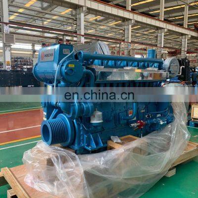 Genuine Weichai WHM6160C620-5 Water Cooling 620 hp Marine Engine photo-2
