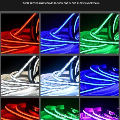 1232Chips 24V CCT Dimmer Flexible 24V 20W Rgbw Cob Led Light 5m Rgb 10mm Rgb COB Led TV Lighting photo-5