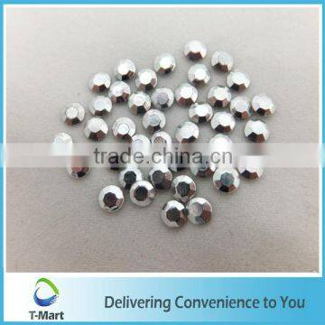 Silver Hot Fix metal stud for garment accessory