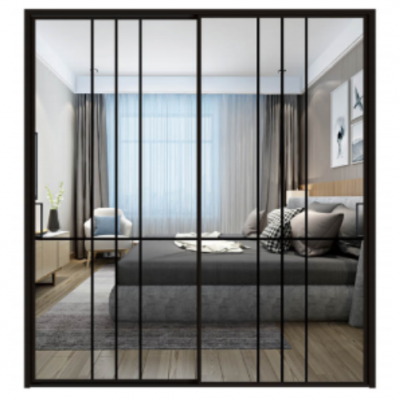 Extra Narrow 16 Series Aluminum Alloy Frame Glass Aluminum Sliding Door photo-4