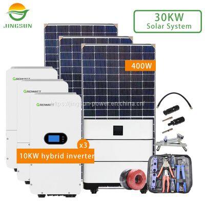 30KW Solar System 400W panels