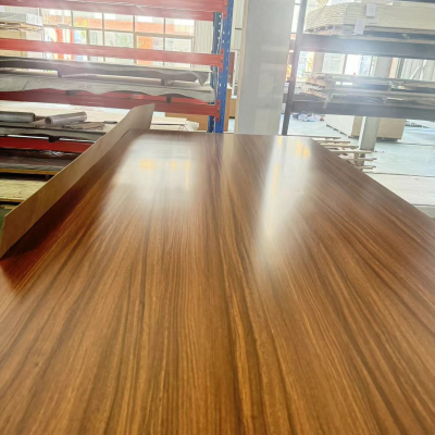 Low Formaldehyde 6mm E1 Glue White Double Faced Melamine Paper Mdf Board photo-2