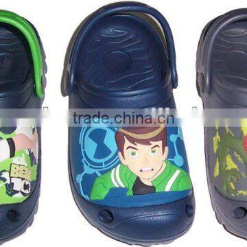 2013 eva pvc kids sandals flashing shoes lighting shoes
