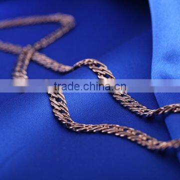 High Quality Coffee Gold Chain Necklace Thick Chain Necklace With Lobster Clasp for Men Quality Choice photo-5