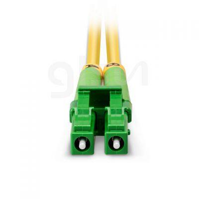 Fiber Optic Patch Cable LC APC to SC APC OS2 Duplex Single Mode PVC 2.0mm