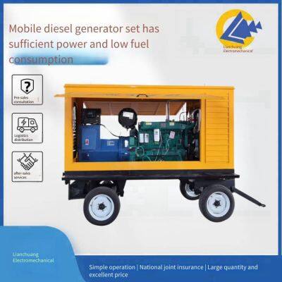 50kva Shangchai Mobile Diesel Generator Set 4zt3.5-g21 Rainproof and Noise-reducing Trailer