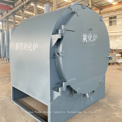 Automatic Feeding Horizontal Carbonization System Efficient Biomass Equipment photo-3