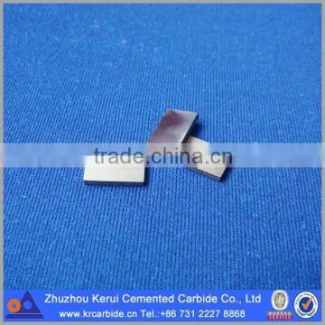 Small hard metal carbide plate for cutting tools supplied in blank or ground finish