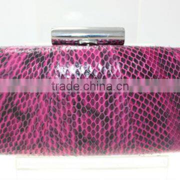 All bags export of a manufacturer hot sale real leather evening bags/clutch bags