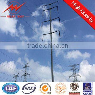 35FT galvanized iron electric steel pole design