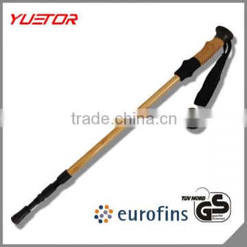 inner lock shock resistant adjustable aluminum bamboo trekking pole hiking stick                        
                                                Quality Choice
                                                                    Supplier's Choi