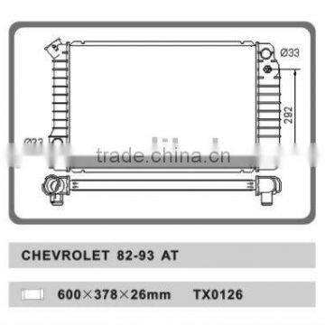 AUTO RADIATOR FOR CHEVROLET 82-93 AT