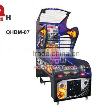 crazy street coin operated arcade basketball game machine