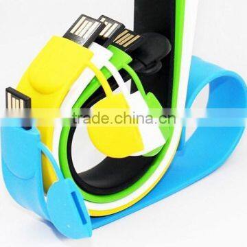 usb flash silicone bracelet usb wrist band , usb 2.0 flash drive