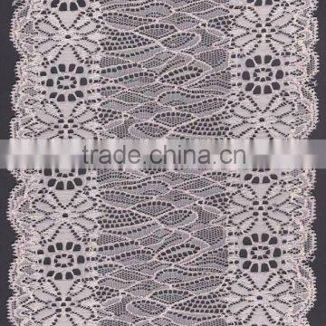 2012 new design Elastic clothing lace material for dresses