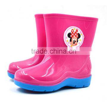Warm Winter Cotton Boots Fashion Shoes Children Children Mouth Water Tide Rainshoes photo-4