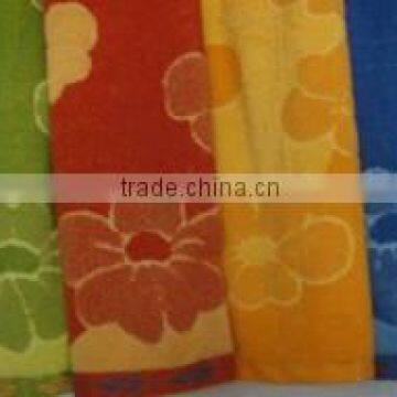 Cotton Jacquard Velour Beach Terry Towels