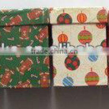 christmas theme paper packing boxes