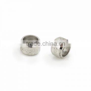 S712 stainless steel slider bead,stainless steel interval bead for bracelet