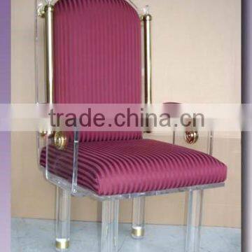 purple acrylic sofa living room chair sell well