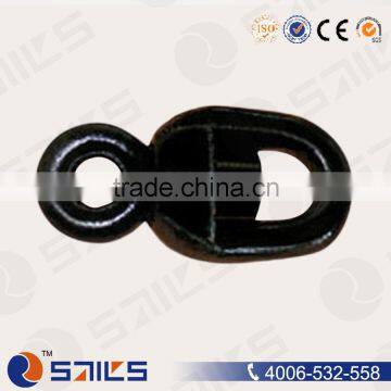 marine hardware u2/u3 grade swivel anchor chain black painted