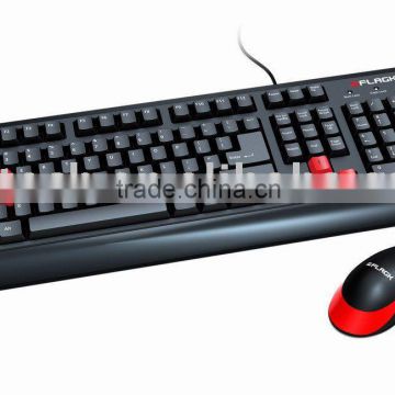 Patent keyboard with mouse set