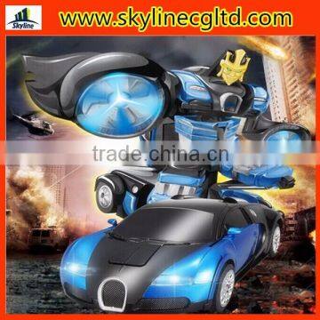 Alibaba Hot selling 2.4G rc car changing robot toy