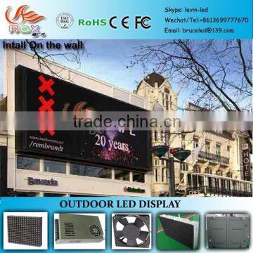 RGX video wall led display, P10mm led display with , outdoor video led display with pillar