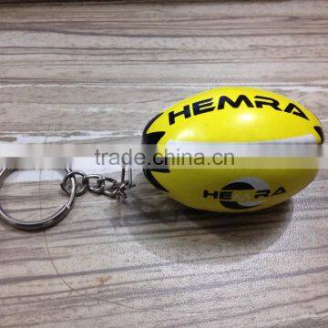 rugby ball keyring