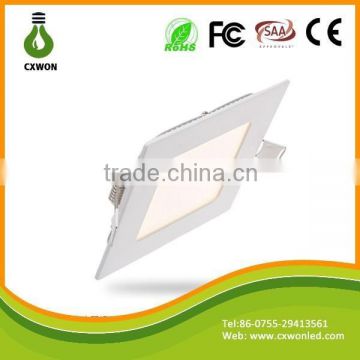 SMD2835 4W LED panel light slim recessed square led spot ceiling light