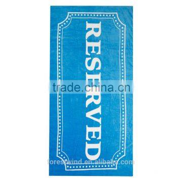 Wholesaler Cotton Custom Beach Towel Funny