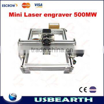 Mini DIY 1500MW Laser Engraver IC Marking Printer Carving Size 20*17CM.