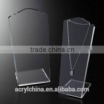 Fashionable acrylic jewelry display stand Necklace display stand