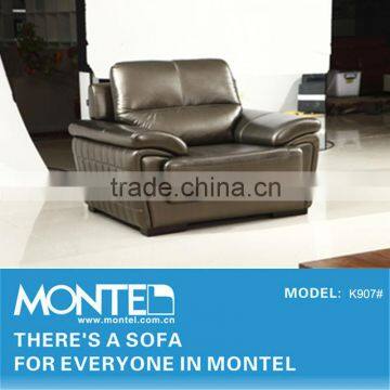 Luxury Classic European Leather Sectional Sofa Set photo-4