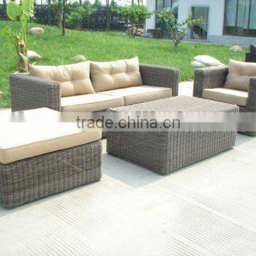 Sectional rattan furniture sofa set