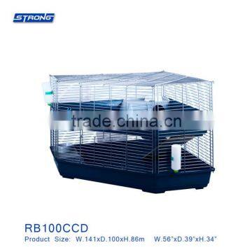 RB100CCD (Double Corner Rabbit Cage)