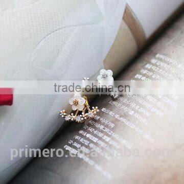 New Fashion 925 Sterling Silver Flower Stud Earrings For Women Jewelry photo-5