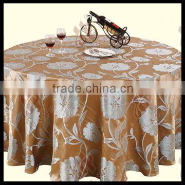 hotel and restaurant textile brocade jacquard table cloth