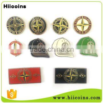 Gold tone wholesale custom new products promotional gifts island stone lapel pin badge                        
                                                Quality Choice