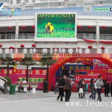 transparent led curtain display