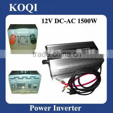 Modified sine wave 12V/24V -220V/110V Car Power Inverter 1500w (P-1500C)