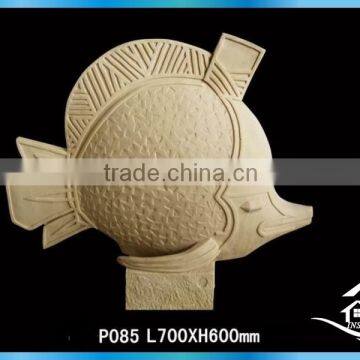 Artificial Stone Dolphin Carving photo-4