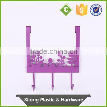 Flower Design Metal Hook Overdoor Hanging Hook OEM Service