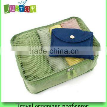 MP foldable zippered clothes mesh bag for travel-large