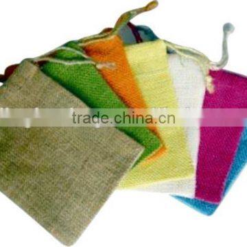 Eco-Friendly Small Jute Drawstring Bag