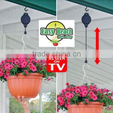 Easy Reach Plant Hanger Pulley For Hanging Baskets Bird Feeders Raise LowerAs Seen On TV