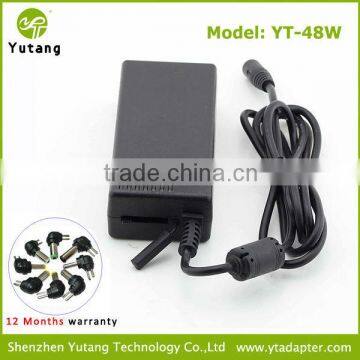 Notebook 48w charging battery charger manual adjustment DC voltage with 7 led indicate