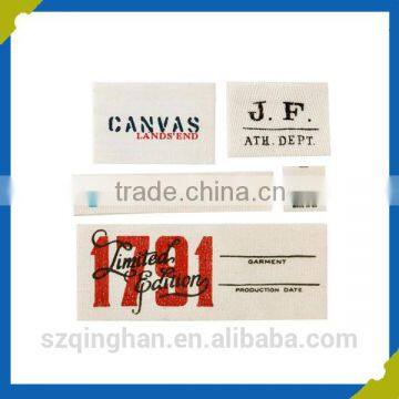 China manufactory 100% polyester satin care label for garment