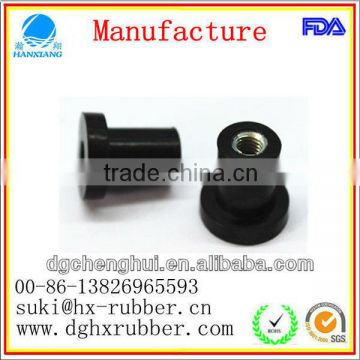 Laminated Butyl Rubber Stopper with brass insert,anti-shock,protection,metal and rubber strong connection